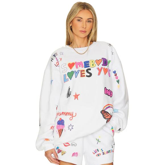 The Mayfair Group Tops - Mayfair x @iscreamcolour Somebody Loves You Crewneck Sweatshirt Oversized M/L